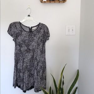 Silence + noise everyday black and white dress